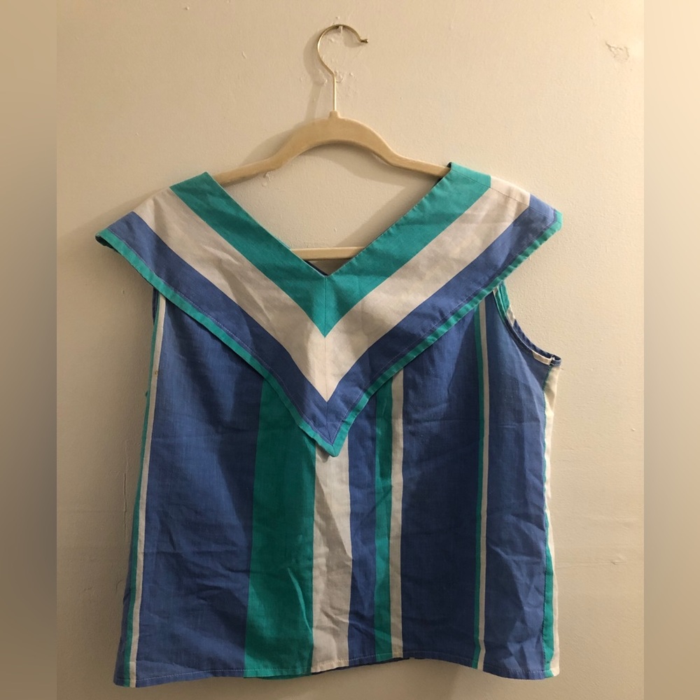 Made in USA vintage summer blouse
